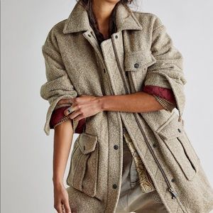 Free people Hudson Utility Coat NWOT